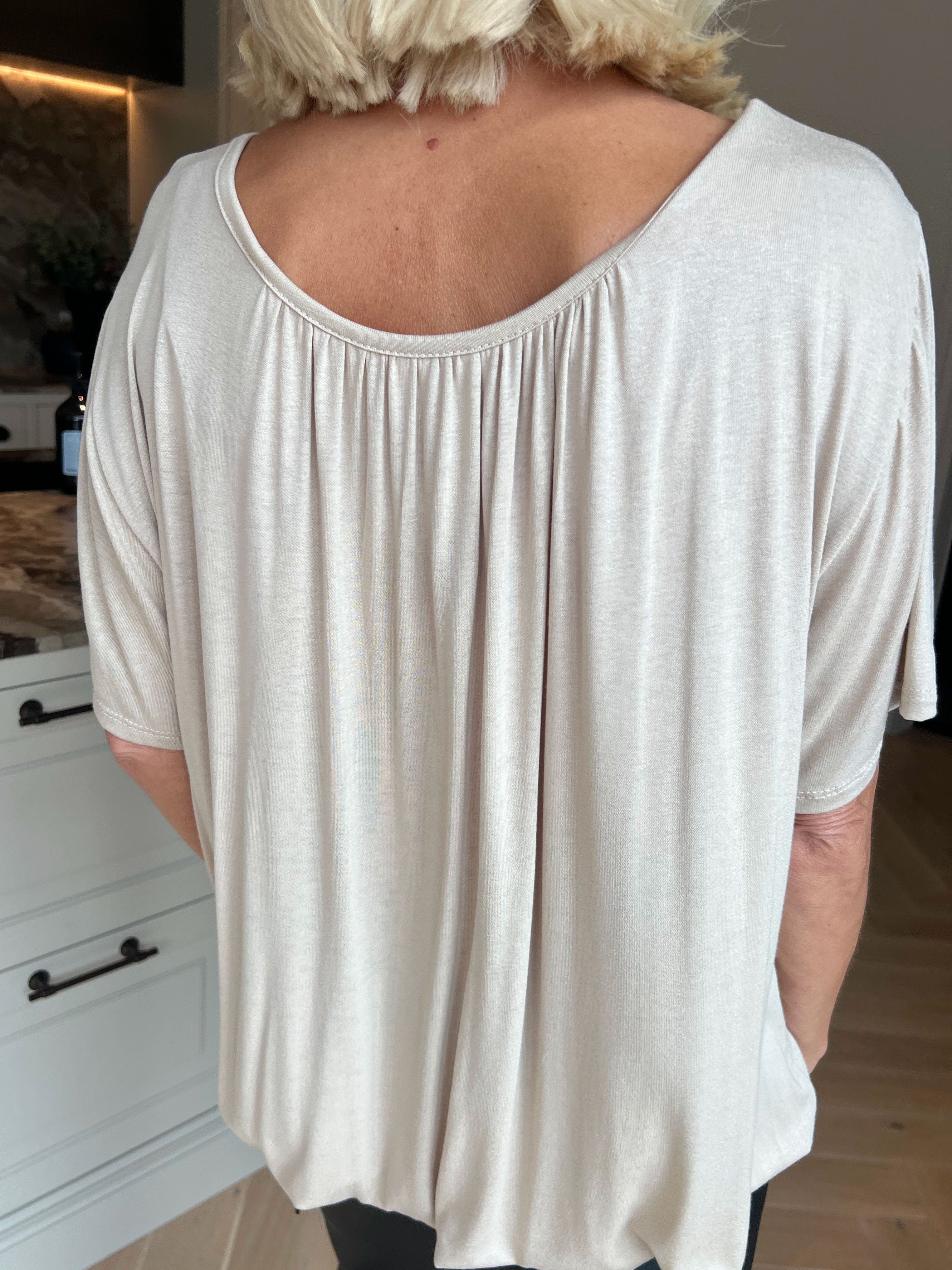 Miracle t-shirt - Bas t-shirt med resår i nederkanten